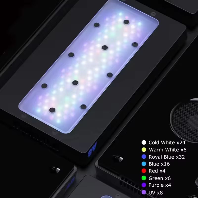 إضاءة LED كاملة الطيف A8Pro II - مراجعة Aquarium Blue Marine Reef وسعره