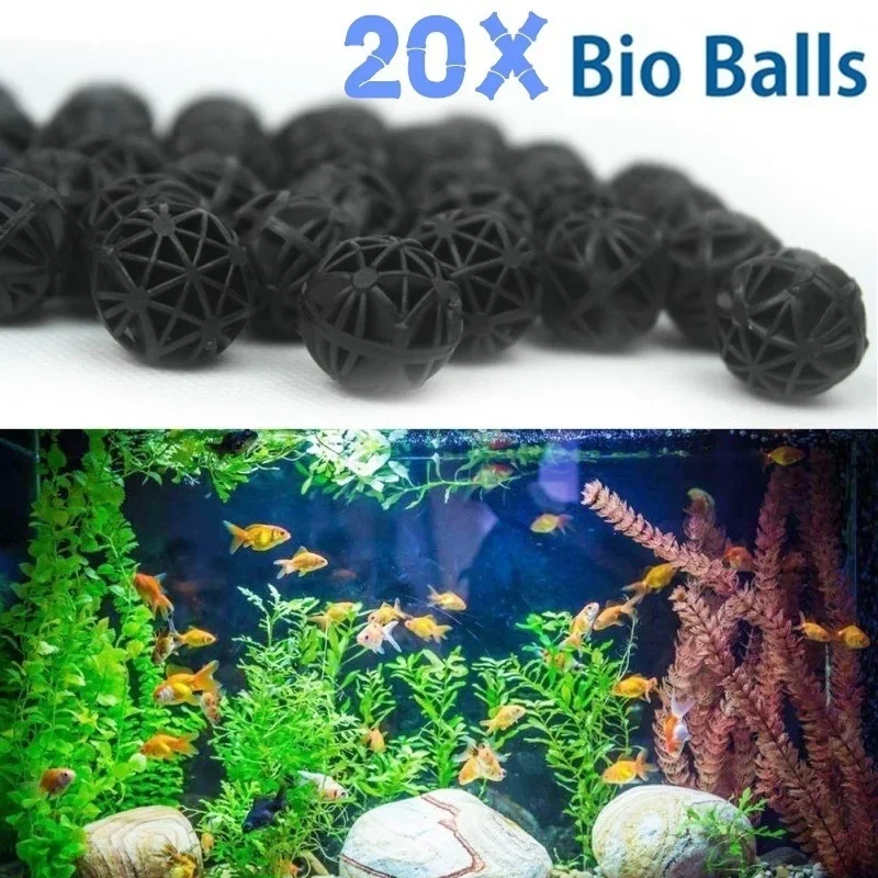 20 قطعة من كرات الترشيح الحيوي - مراجعة Marine Aquarium Filter Media وسعره