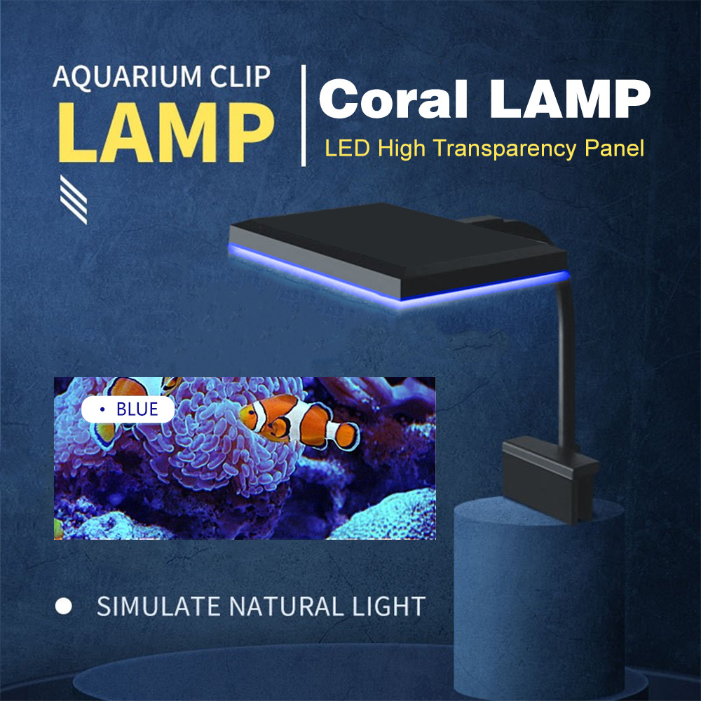 مصباح LED ASJD-07 للأحواض الما - مراجعة Aquarium Blue Marine Reef وسعره